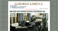 Desktop Screenshot of albergolorenariccione.com